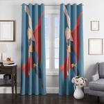 supergirl dc comics window curtains 0