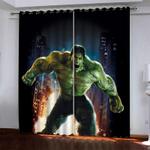 superhero hulk pattern curtains blackout window drapes 0