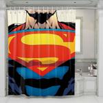 superman body shower curtains 0