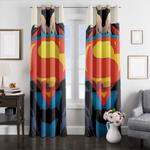superman body window curtains 0