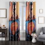 superman comic window curtains 0
