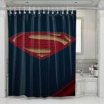 superman logo justice shower curtains 0