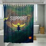 support peel and ward league of legends shower curtains 0