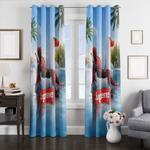 supreme x deadpool window curtains 0