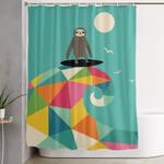 surfs up shower curtain 0