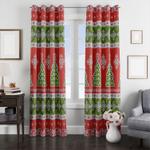 sweater christmas weaving window curtain 0