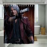 take a shoot dante devil may cry shower curtains 0