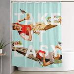 take it easy shower curtain 0