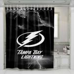 tampa bay lightning logo 2 shower curtains 0