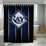 tampa bay rays logo shower curtains 0