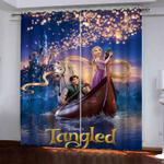 tangled curtains pattern blackout window drapes 0