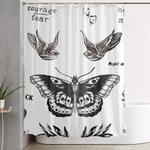 tattoo la harry shower curtain 0
