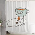 tea baggin shower curtain 0