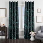 technology geometric line glowing window curtain 0