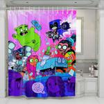 teen titans cartoon shower curtains 0