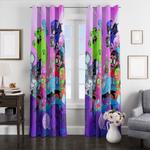 teen titans cartoon window curtains 0