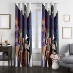 teen titans characters window curtains 0