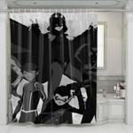 teen titans comic looks shower curtains 0