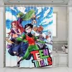 teen titans main character shower curtains 0