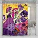 teen titans tone shower curtains 0