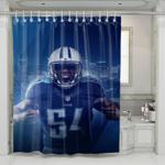 tennessee titans player angry nfl shower curtains 0