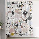 terrazzo pattern ii shower curtain 0