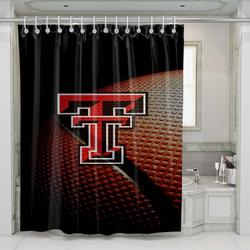 Texas Tech Basketball Shower Curtain Set Bathroom Set For Bathroom Decor Best Gift For Friends