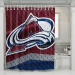 texture colorado avalanche shower curtains 0