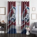 texture colorado avalanche window curtain 0