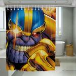 thanos comic coloring marvel shower curtains 0