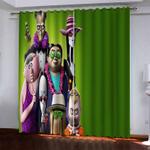 the addams family pattern curtains blackout window drapes 0