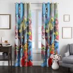 the amazing world of gumball 3d painting window curtains 0