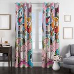 the amazing world of gumball character window curtains 0