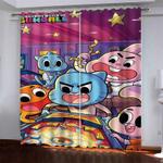 the amazing world of gumball curtains blackout window drapes 0