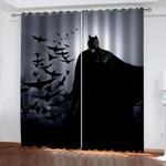 the batman curtains cosplay blackout window drapes room decoration 0
