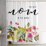 the best mom mothers day shower curtain 0