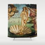 the birth of venus by sandro botticelli 1485 shower curtain 0