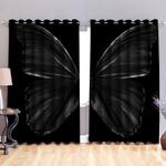 the dark vibe black butterfly blackout curtain cover gift decor item blackout window curtains 100 polyester 417 1079 0