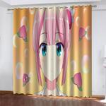 the demon girl next door curtains blackout cosplay window drapes 0