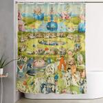 the garden of earthly delights by bosch shower curtain 0
