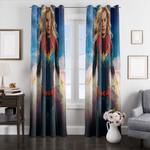 the great of captain marvel window curtains 0