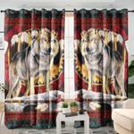 the leading wild wolf dream catcher curtains wolf lovers gift idea blackout window curtains 100 polyester 417 1079 0