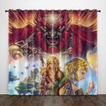the legend of zelda curtains pattern blackout window drapes 1 0