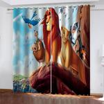 the lion king curtains blackout window treatments drapes room decor 0