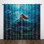 the little mermaid curtains pattern blackout window drapes 0