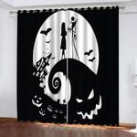 the nightmare before curtains pattern blackout window drapes 0