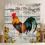 the olde farm chicken blackout curtains chicken farming happy easter window decoration farmers gift idea blackout window curtains 100 polyester 41 7 107 9 0