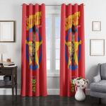 the sheriff is here woody window curtain 0