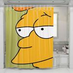 the simpsons close up character shower curtains 0