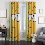 the simpsons close up character window curtains 0